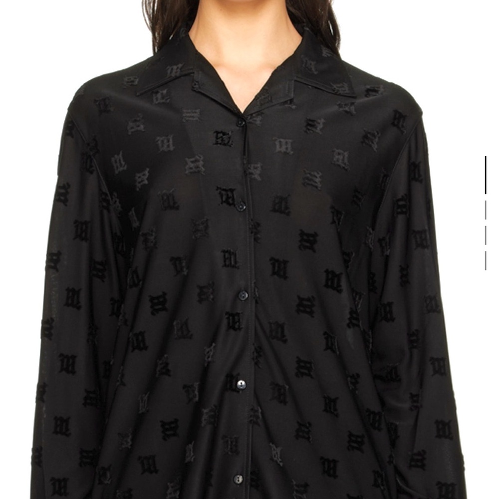 MISBHV Black Button-Up Shirt